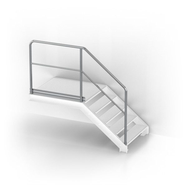 Balustrades for straight stairs