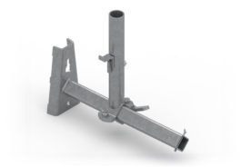 Facade Holder has a simple design that facilitates assembly to steel and concrete structures. The holder
allows to move the barrier away from the assembly area up to 350 mm.