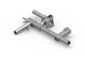 The holder construction allows to clamp items from 15 to 330 mm thick.